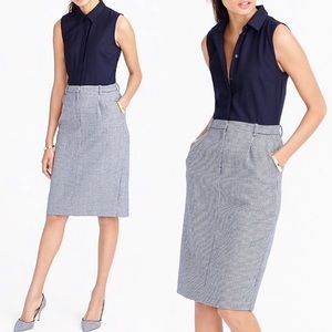 J.Crew Two-Piece Shirtdress in Mircohoundstooth